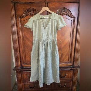 Christy Dawn Honeydew Gingham Dawn Dress Petite Small